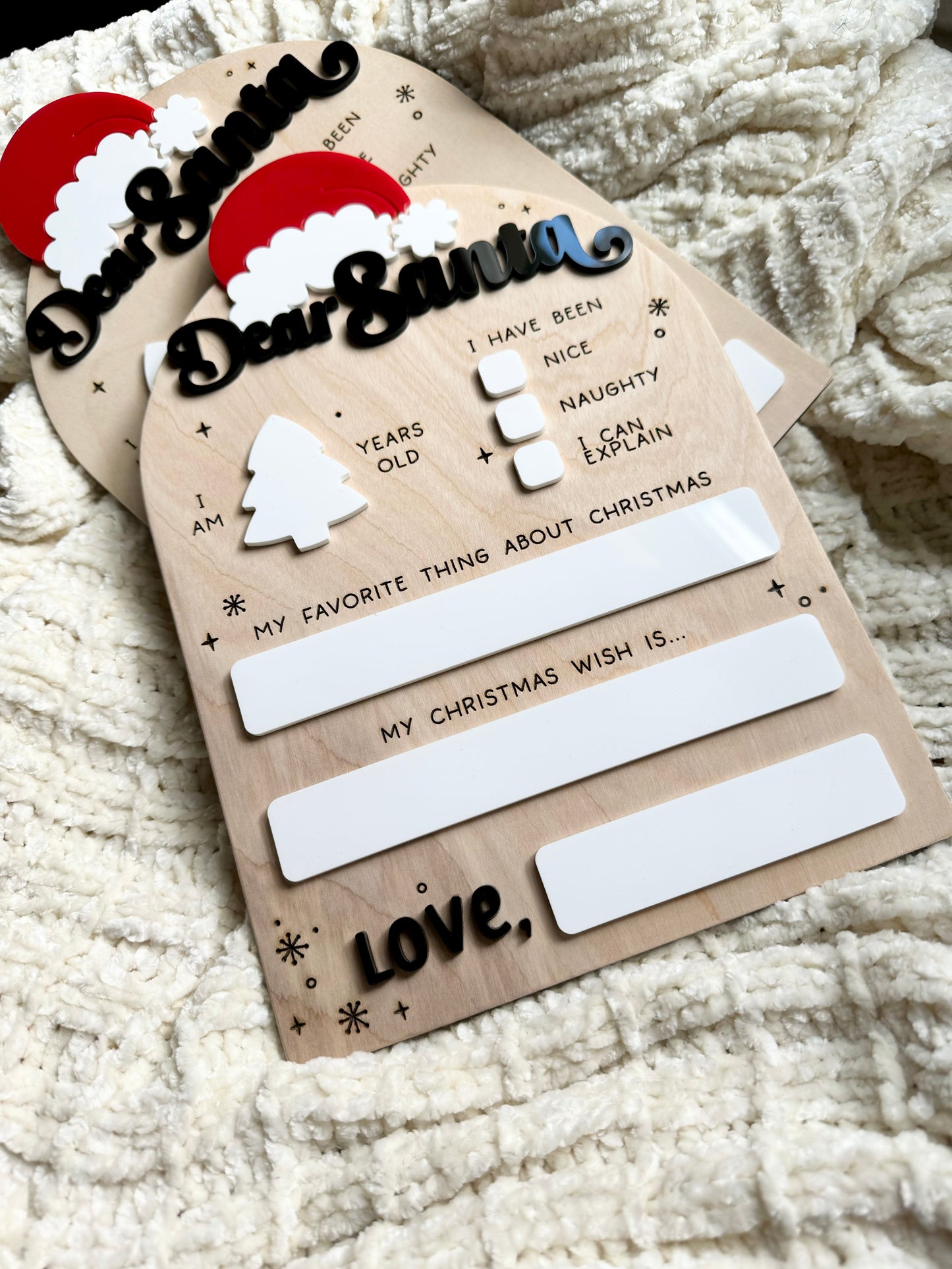 Dear Santa Dry Erase Christmas Board