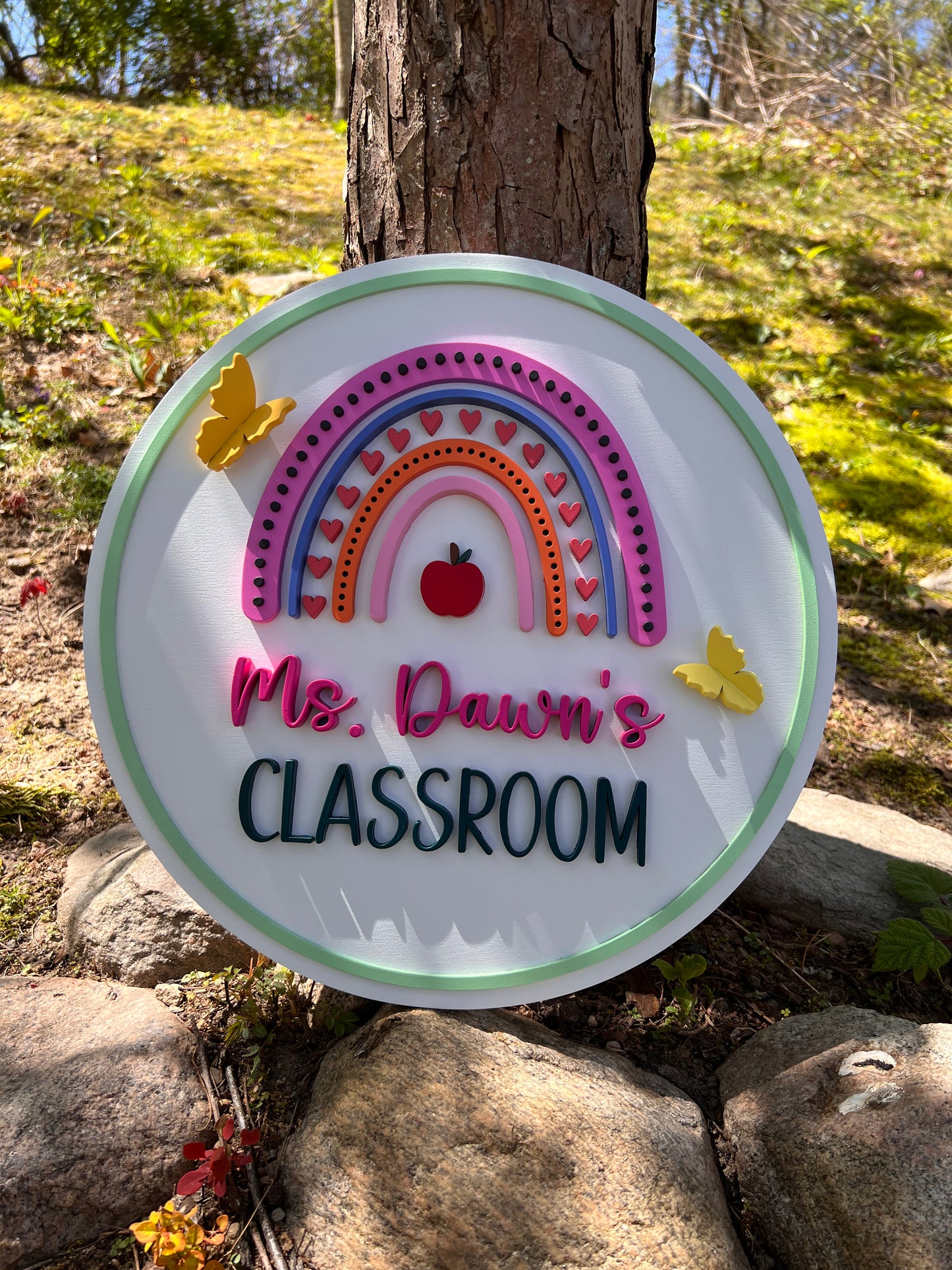 Teacher's Name Personalized Classroom Sign