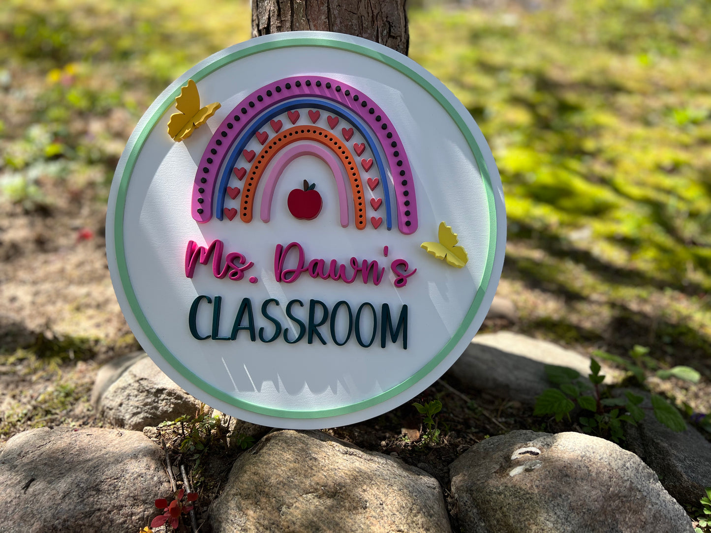 Teacher's Name Personalized Classroom Sign